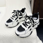 Fashionable Thick-soled Lightweight Women's Athletic Casual Shoes With Soft Soles