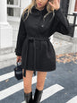 Women's Long Sleeve Sweater Overcoat Coat