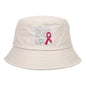 Breast Ribbon Embroidered Peaked Cap Baseball