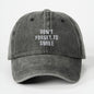 Washed Baseball For Men And Women Sun-poof Peaked Cap