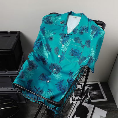 Summer Thin Printed Shirt New Hawaii Beach Shirt Loose