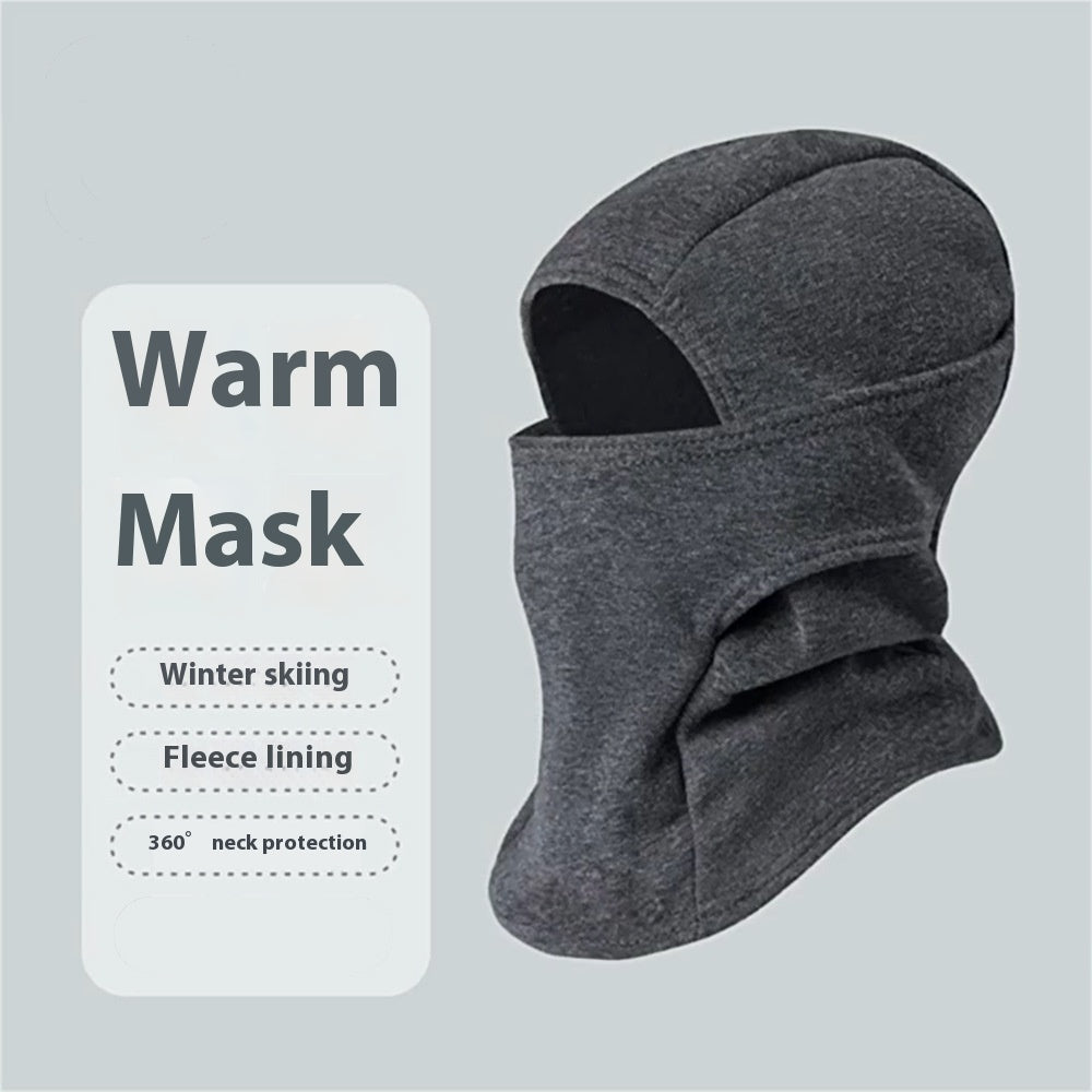Autumn And Winter Outdoor Riding Warm Face Mask Multi-functional Fleece Windproof Cold-proof