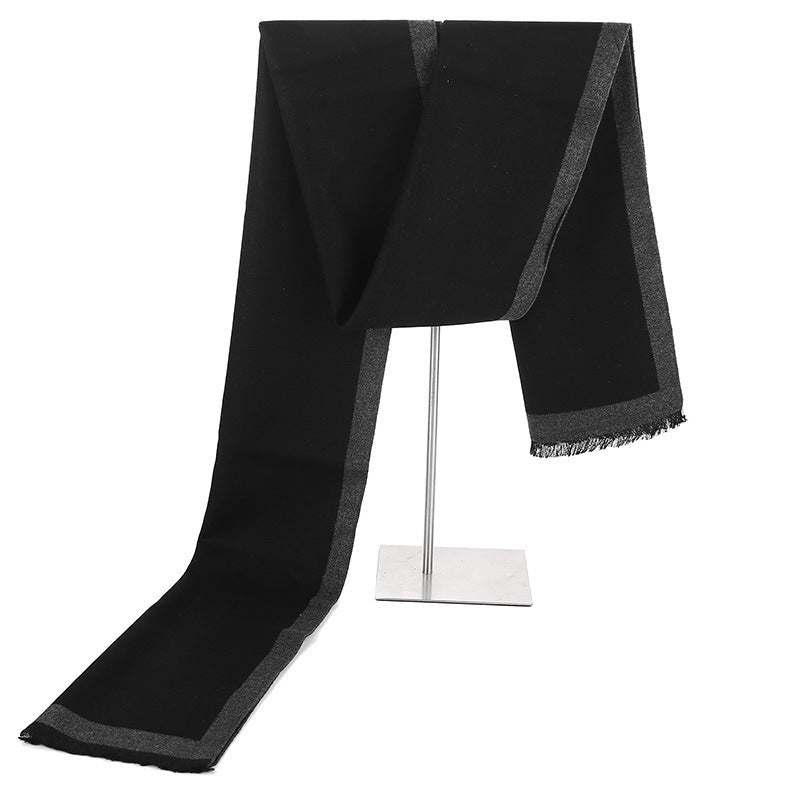 Artificial Silk Brushed Scarf Autumn And Winter Warm And Simple