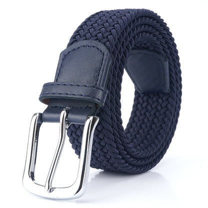 Canvas Elastic Stretch Belt Pin Buckle Canvas Belt