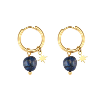 European And American New Amazonite Earrings Jewelry