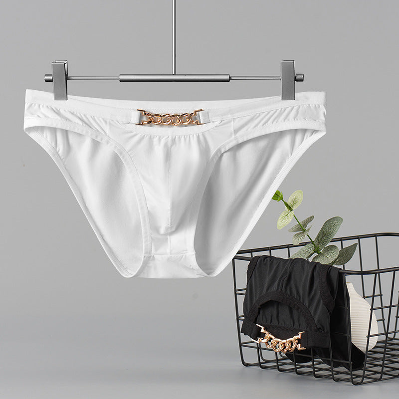 Men's Metal Chain Thin Personality Nylon Sweat-absorbent