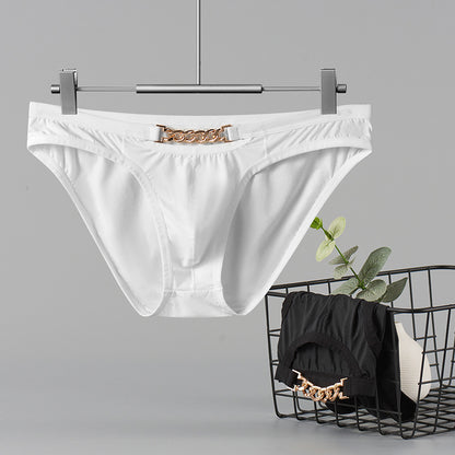 Men's Metal Chain Thin Personality Nylon Sweat-absorbent