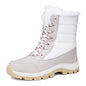 Winter Cotton Boots Outdoor Women's Fleece Lined Padded Warm Keeping Snow Boots