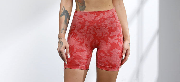 Sports Bra Hip-lifting Fitness Shorts Cross-border Sports Suit Seamless Yoga Suit Women