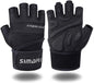 Men's Simplicity All-Match Sports Fitness Short Finger Gloves