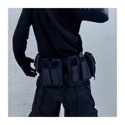 High Street Function Detachable Multifunctional Tactical Belt Waist Bag Suit