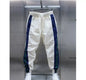 Men's Stitching Sports Elasticity Elastic Waist Ankle-tied All-matching Casual Pants