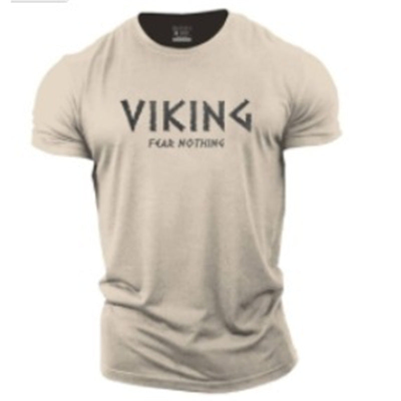 T-shirt Fitness Series Men's Crew Neck Cotton