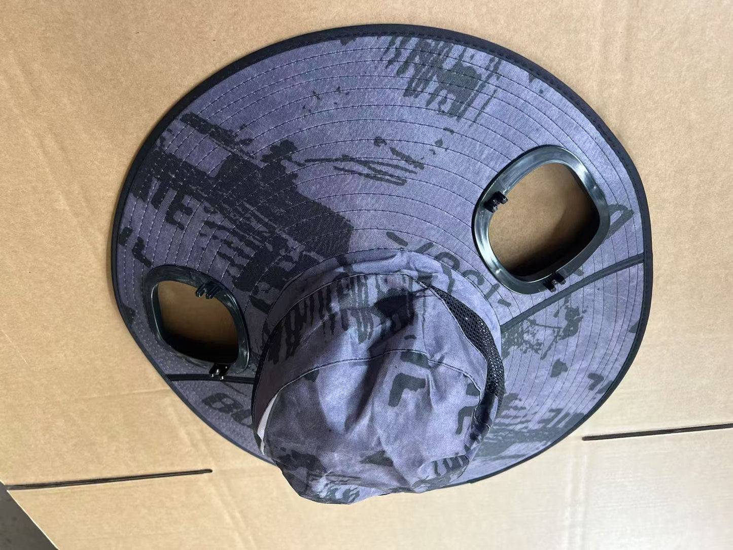 Men's Sun Shading Large Eave Sun Shading Solar Fan Cap