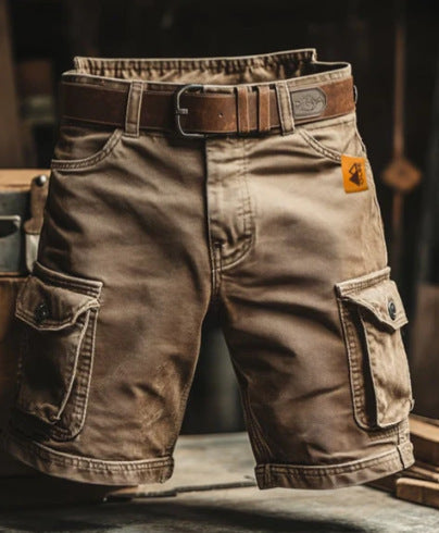 European And American Digital Printing Stylish Shorts Without Belt