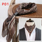 All-matching Men's Scarf Thin Youth Silk Scarf