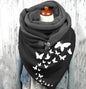 Cotton Malaysia Thermal Button Headband Scarf