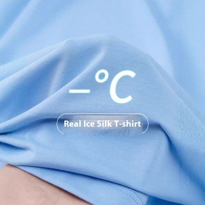 Ice Silk New Upgrade Modal Short-sleeved T-shirt Men