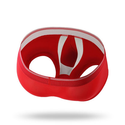 Scrotal Support Men's Underpants U Convex Anti-moving Ice Silk Boxer