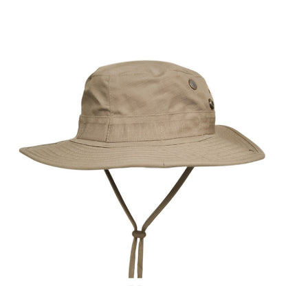 Camouflage Boonie Hat Round Edge Sun-proof Bucket Hat