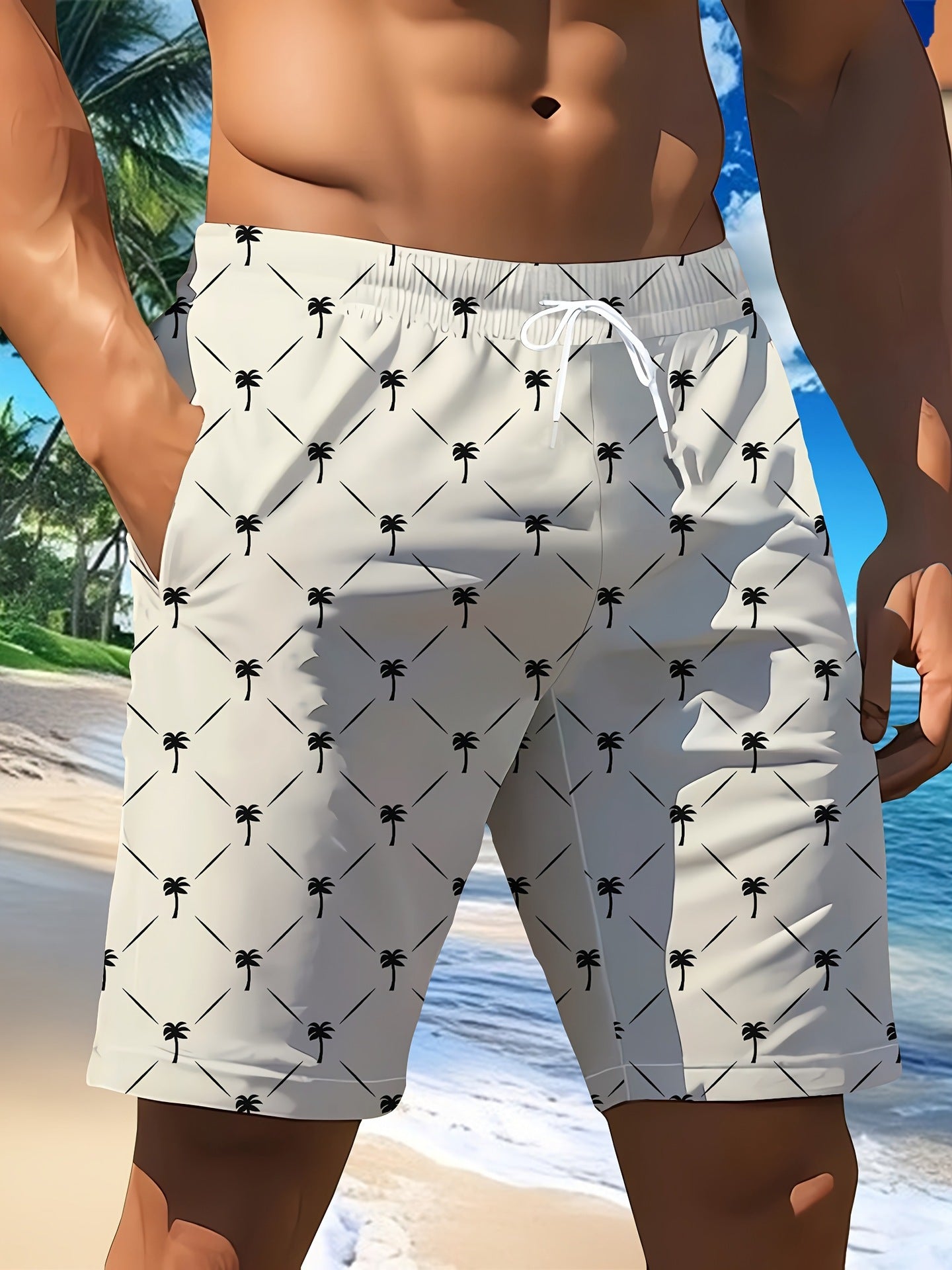 Summer Men's Casual Breathable Workout Shorts