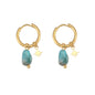 European And American New Amazonite Earrings Jewelry
