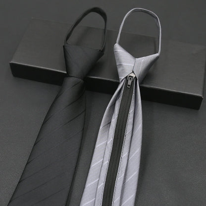 Men's Formal Wear Business Zipper Tie-free