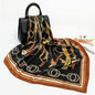 Spring And Autumn New 90cm Silk Scarf Silk Square
