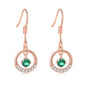 Fashion Simple Beccarite Round Earrings