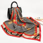 Spring And Autumn New 90cm Silk Scarf Silk Square