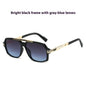 Men's Metal Mirror Leg Paint Fashion All-match Sun-resistant Sunglasses