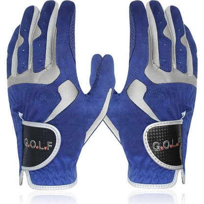 Microfiber Cloth With Non-slip Particles Breathable Golf Gloves
