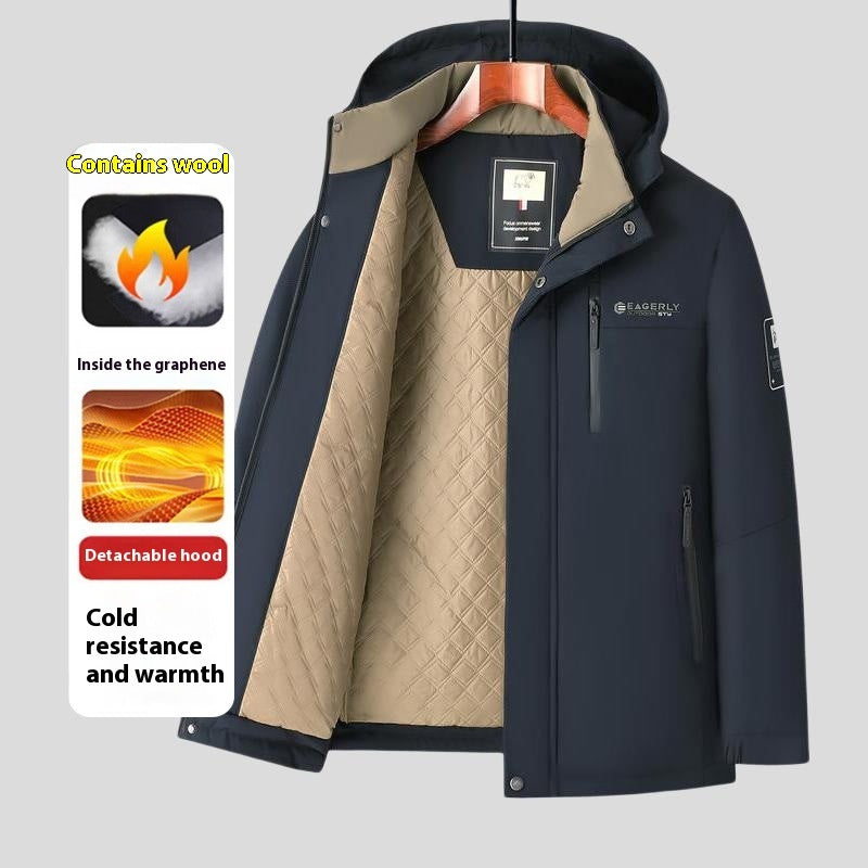 Men's Outdoor Cotton Jacket Short Casual Jacket Trendy