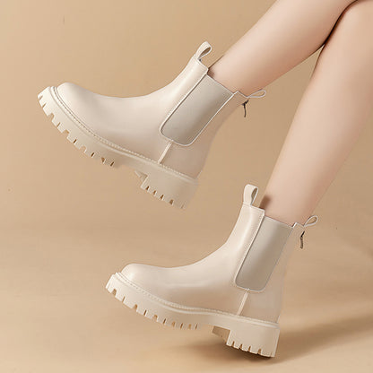 Summer Thin Platform Smoke Pipe Boots Martin