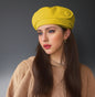 The High-end Button Beret Makes Your Face Look Smaller