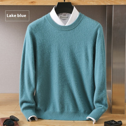 Thermal Head Cover Knit A Sweater Autumn And Winter Round Neck