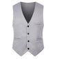 Men's Solid Color British Fashion Suit Vest