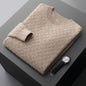 Round Neck Thickened Business Casual Cashmere Fall Winter Men Bottoming Knitted Sweater