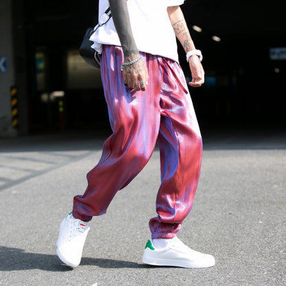 Summer New Ice Silk Ultra-thin Cloud Pants Casual Fairy Cropped Pants