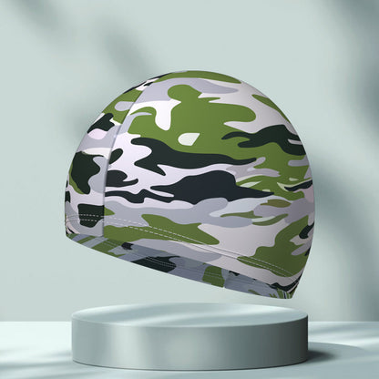 Simple Printing High Elastic Comfortable Swimming Cap