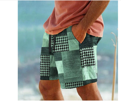 Trendy Digital Printing Youth Popularity Casual Men's Shorts