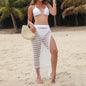 Beach Cover-up Mesh Half-length Hollow Beach Skirt