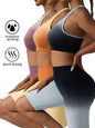 3 Pack Medium Support Sports Bra For Women Racerback Padded Workout Gym Yoga Running Bras