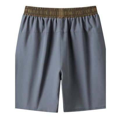 Men's Wide Waist Color Cropped Pants Casual Loose Track Pants