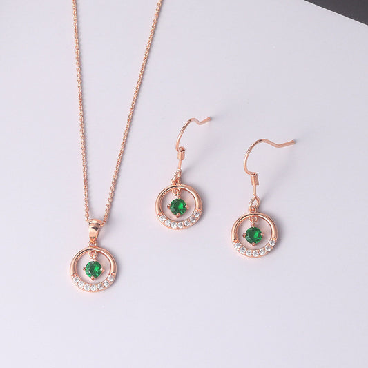 Fashion Simple Beccarite Round Earrings
