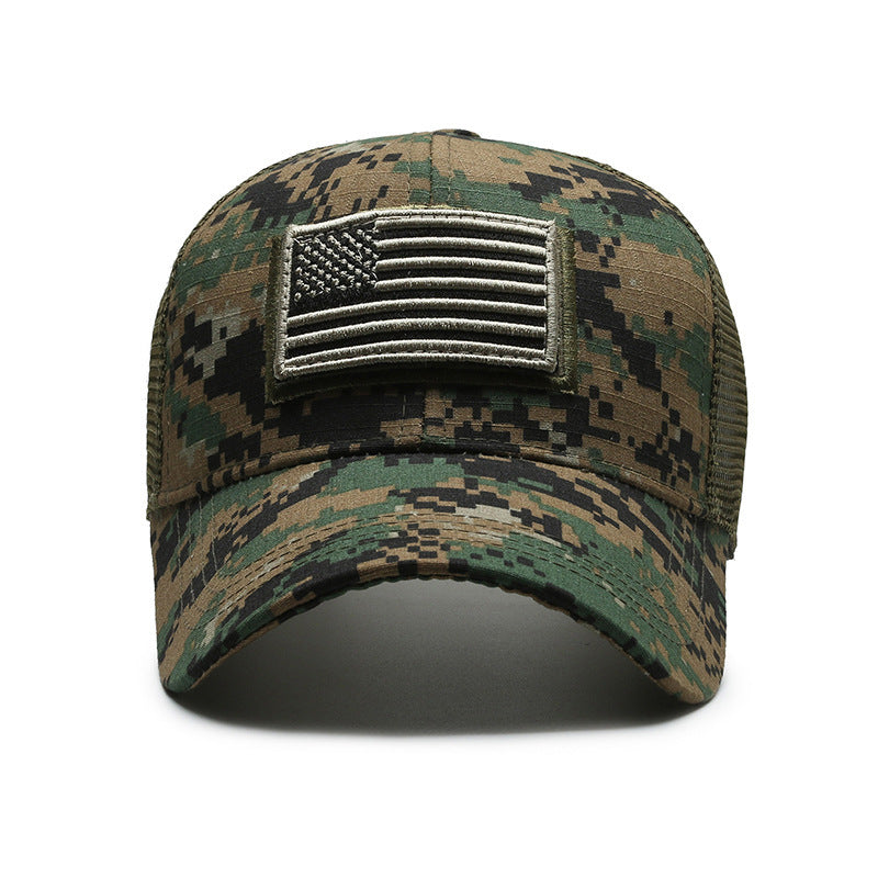 Tear Mark Velcro Outdoor Sun Protection Tactical Camouflage Baseball Hat