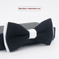 Men's Solid Color Formal Wear Wedding Business Casual Groom Groomsman Bow Tie