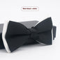 Men's Solid Color Formal Wear Wedding Business Casual Groom Groomsman Bow Tie