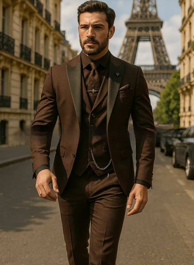 Bridegroom Groomsman Host Banquet Suit Three-piece Suit