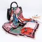 Spring And Autumn New 90cm Silk Scarf Silk Square